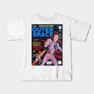 Vintage 'Outer Space' Comic Kids T-Shirt